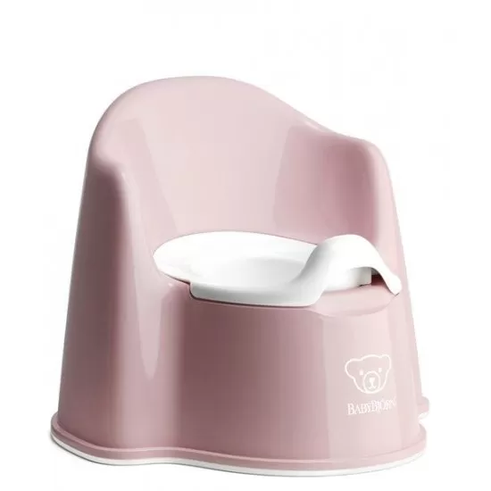 Olita cu protectie spate Pottty Chair Powder BabyBjorn Pink Olita cu protectie spate Pottty Chair Powder BabyBjorn Pink