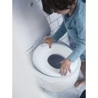 Reductor pentru toaleta Toilet Training Seat White/Turquoise BabyBjorn
