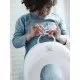 Reductor pentru toaleta Toilet Training Seat White/Turquoise BabyBjorn Reductor pentru toaleta Toilet Training Seat White/Turquoise BabyBjorn