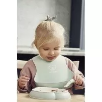 Set 2 bavete Powder Yellow/ Powder Green BabyBjorn