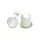 Set hranire pentru bebe BabyBjorn - Farfurie, lingurita, furculita, pahar si bavetica Powder Green Set hranire pentru bebe BabyBjorn - Farfurie, lingurita, furculita, pahar si bavetica Powder Green