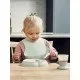 Set hranire pentru bebe BabyBjorn - Farfurie, lingurita, furculita, pahar si bavetica Powder Green Set hranire pentru bebe BabyBjorn - Farfurie, lingurita, furculita, pahar si bavetica Powder Green