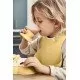 Set hranire pentru bebe BabyBjorn - Farfurie, lingurita, furculita, pahar si bavetica Powder Yellow Set hranire pentru bebe BabyBjorn - Farfurie, lingurita, furculita, pahar si bavetica Powder Yellow