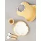 Set hranire pentru bebe BabyBjorn - Farfurie, lingurita, furculita, pahar si bavetica Powder Yellow Set hranire pentru bebe BabyBjorn - Farfurie, lingurita, furculita, pahar si bavetica Powder Yellow