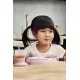 Set hranire BabyBjorn Powder Pink - Farfurie, lingurita, furculita si pahar pentru bebe