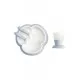 Set hranire BabyBjorn Powder Blue - Farfurie, lingurita, furculita si pahar pentru bebe Set hranire BabyBjorn Powder Blue - Farfurie, lingurita, furculita si pahar pentru bebe