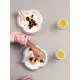 Set hranire BabyBjorn Powder Blue - Farfurie, lingurita, furculita si pahar pentru bebe Set hranire BabyBjorn Powder Blue - Farfurie, lingurita, furculita si pahar pentru bebe