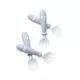 Set lingurite si furculite pentru bebelusi 4 bucati Powder Blue BabyBjorn Set lingurite si furculite pentru bebelusi 4 bucati Powder Blue BabyBjorn