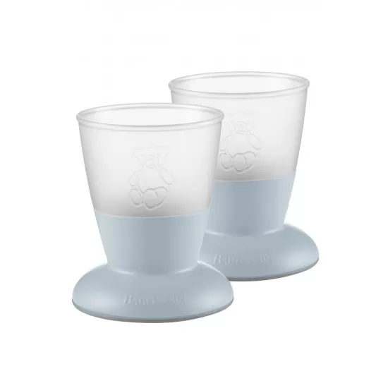 Set 2 pahare pentru bebe BabyBjorn Powder Blue Set 2 pahare pentru bebe BabyBjorn Powder Blue