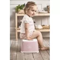 Treapta inaltator pentru baie Step Stool Powder Pink/White BabyBjorn