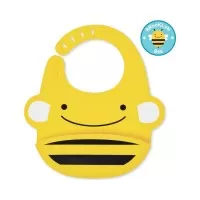 Bavetica de silicon Skip Hop Fold & Go Zoo - Albinuta