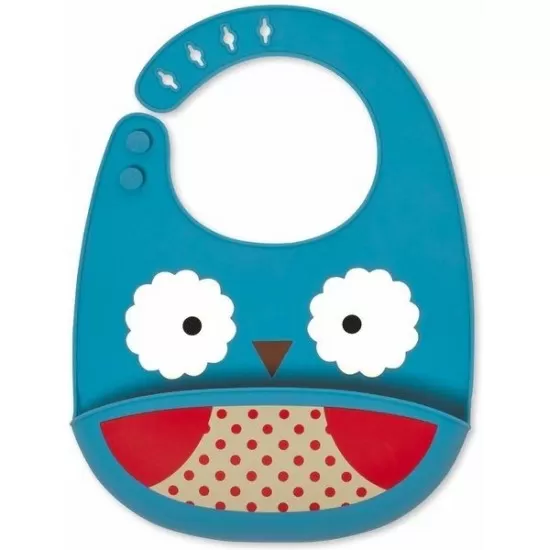 Bavetica de silicon Fold and Go Zoo Skip Hop - Bufnita Bavetica de silicon Fold and Go Zoo Skip Hop - Bufnita