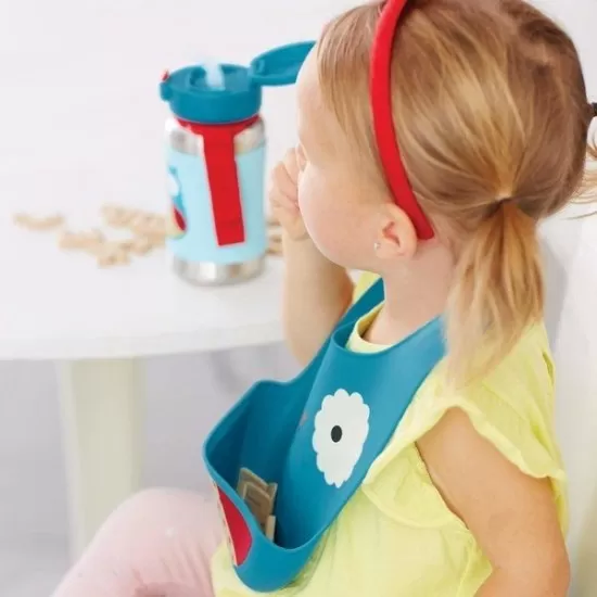 Bavetica de silicon Fold and Go Zoo Skip Hop - Bufnita Bavetica de silicon Fold and Go Zoo Skip Hop - Bufnita