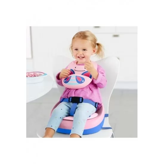 Bavetica de silicon Skip Hop Fold & Go Zoo - Fluture Bavetica de silicon Skip Hop Fold & Go Zoo - Fluture