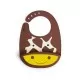Bavetica de silicon Fold and Go Zoo Skip Hop - Girafa Bavetica de silicon Fold and Go Zoo Skip Hop - Girafa