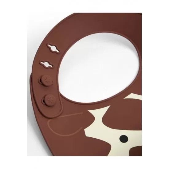 Bavetica de silicon Fold and Go Zoo Skip Hop - Girafa Bavetica de silicon Fold and Go Zoo Skip Hop - Girafa