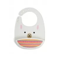 Bavetica de silicon Fold and Go Zoo Skip Hop - Lama