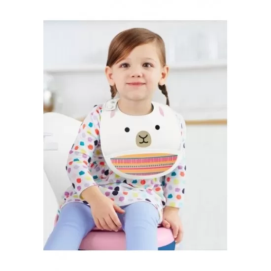 Bavetica de silicon Fold and Go Zoo Skip Hop - Lama Bavetica de silicon Fold and Go Zoo Skip Hop - Lama