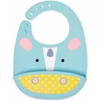 Bavetica de silicon Fold and Go Zoo Skip Hop - Unicorn