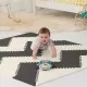Covoras de joaca puzzle Geometric Playspot Negru / Bej Skip Hop Covoras de joaca puzzle Geometric Playspot Negru / Bej Skip Hop