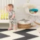 Covoras de joaca puzzle Geometric Playspot Negru / Bej Skip Hop Covoras de joaca puzzle Geometric Playspot Negru / Bej Skip Hop