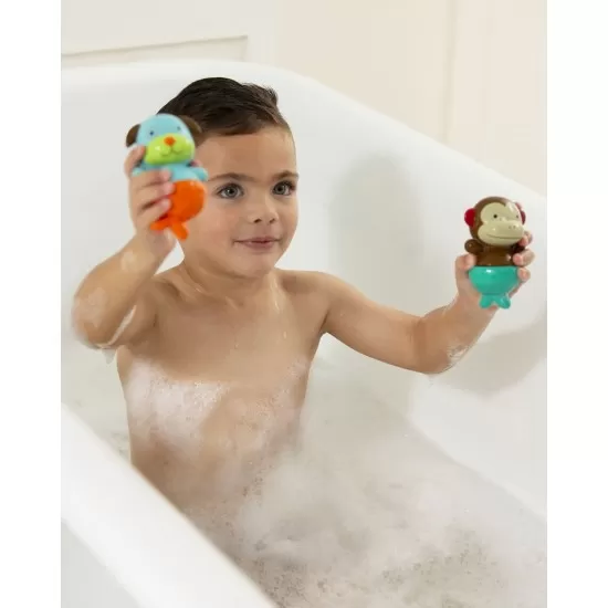 Jucarii Zoo pentru baie Skip Hop - Maimutica / Catel Jucarii Zoo pentru baie Skip Hop - Maimutica / Catel