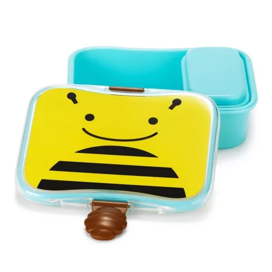 Kit pentru pranz Skip Hop Zoo Albinuta Kit pentru pranz Skip Hop Zoo Albinuta