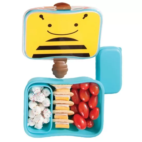 Kit pentru pranz Skip Hop Zoo Albinuta Kit pentru pranz Skip Hop Zoo Albinuta