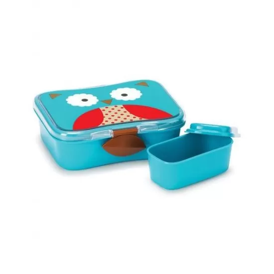 Kit pentru pranz Skip Hop Zoo - Bufnita Kit pentru pranz Skip Hop Zoo - Bufnita