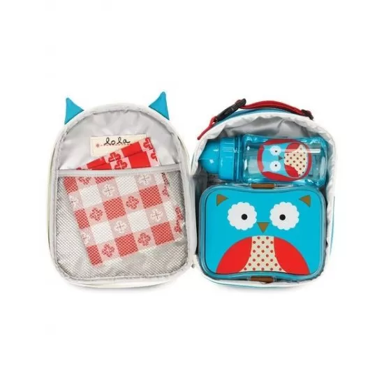 Kit pentru pranz Skip Hop Zoo - Bufnita Kit pentru pranz Skip Hop Zoo - Bufnita