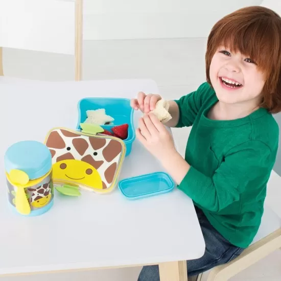 Kit pentru pranz Skip Hop Zoo Girafa Kit pentru pranz Skip Hop Zoo Girafa