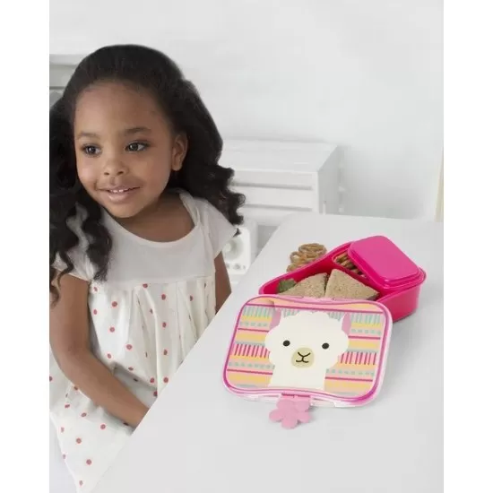 Kit pentru pranz Skip Hop Zoo Lama Kit pentru pranz Skip Hop Zoo Lama