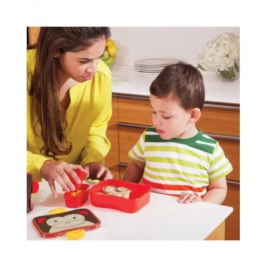 Kit pentru pranz Skip Hop Zoo Maimutica Kit pentru pranz Skip Hop Zoo Maimutica