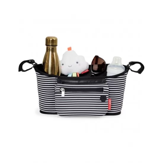 Organizator pentru carucior Skip Hop - Black/White Organizator pentru carucior Skip Hop - Black/White