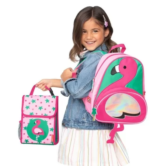 Saculet pentru pranz Zoo Skip Hop - Flamingo Saculet pentru pranz Zoo Skip Hop - Flamingo