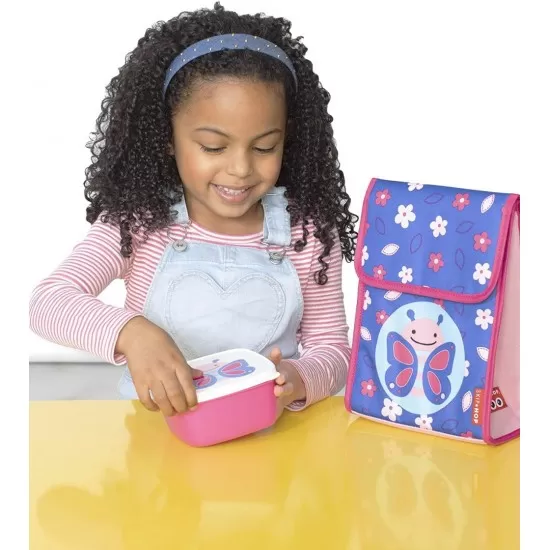 Saculet pentru pranz Zoo Skip Hop - Fluture Saculet pentru pranz Zoo Skip Hop - Fluture