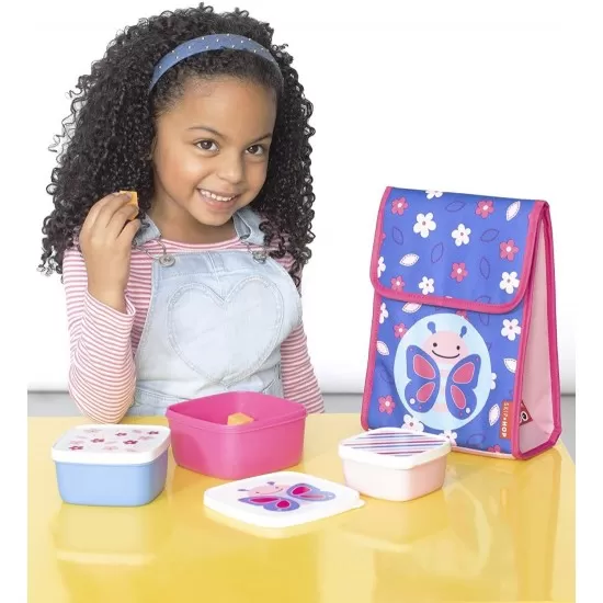 Saculet pentru pranz Zoo Skip Hop - Fluture Saculet pentru pranz Zoo Skip Hop - Fluture