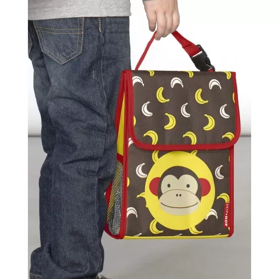 Saculet pentru pranz Zoo Skip Hop - Maimutica Saculet pentru pranz Zoo Skip Hop - Maimutica