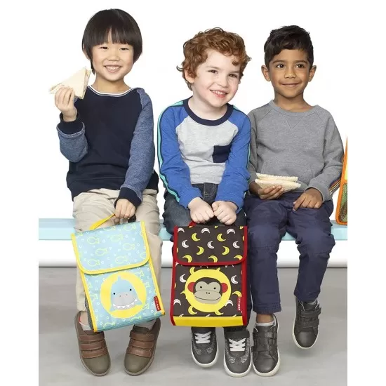 Saculet pentru pranz Zoo Skip Hop - Maimutica Saculet pentru pranz Zoo Skip Hop - Maimutica