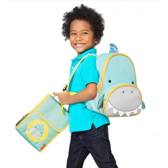 Saculet pentru pranz Zoo Skip Hop - Rechin Saculet pentru pranz Zoo Skip Hop - Rechin