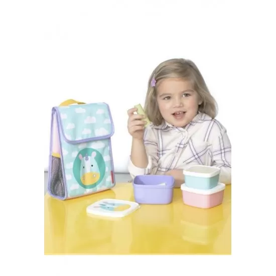 Saculet pentru pranz Zoo Skip Hop - Unicorn Saculet pentru pranz Zoo Skip Hop - Unicorn