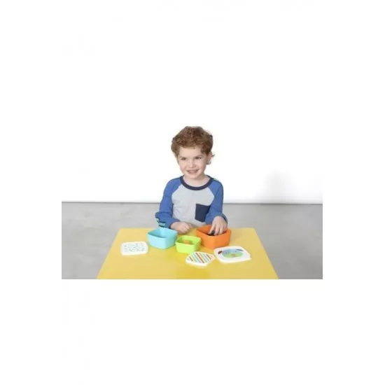Set 3 cutii pentru pranz Zoo Skip Hop - Catel Set 3 cutii pentru pranz Zoo Skip Hop - Catel