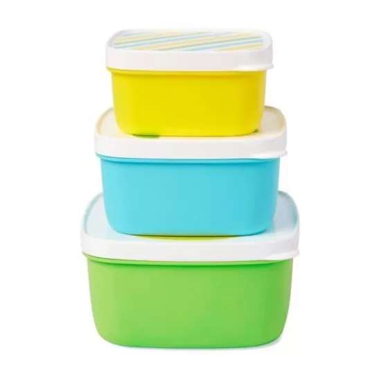 Set 3 cutii pentru pranz Zoo Skip Hop - Girafa Set 3 cutii pentru pranz Zoo Skip Hop - Girafa