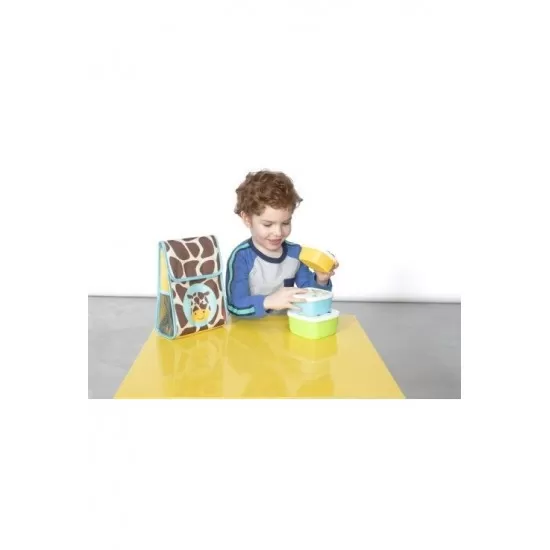 Set 3 cutii pentru pranz Zoo Skip Hop - Girafa Set 3 cutii pentru pranz Zoo Skip Hop - Girafa