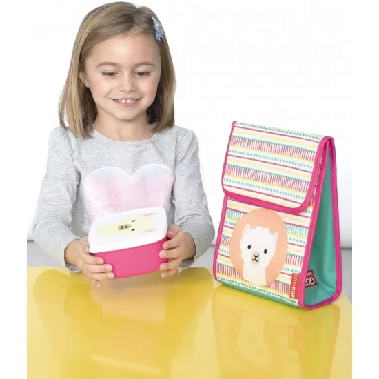 Set 3 cutii pentru pranz Zoo Skip Hop - Lama Set 3 cutii pentru pranz Zoo Skip Hop - Lama