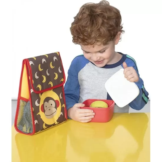 Set 3 cutii pentru pranz Zoo Skip Hop - Maimutica Set 3 cutii pentru pranz Zoo Skip Hop - Maimutica