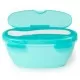 Set de calatorie pentru hranire Skip Hop - Soft turcoaz Set de calatorie pentru hranire Skip Hop - Soft turcoaz