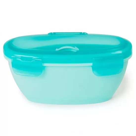 Set de calatorie pentru hranire Skip Hop - Soft turcoaz Set de calatorie pentru hranire Skip Hop - Soft turcoaz