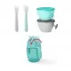Set de hranire Easy-Feed (sticla cu pai, 2 lingurite si 2 boluri ergonomice) Skip Hop Set de hranire Easy-Feed (sticla cu pai, 2 lingurite si 2 boluri ergonomice) Skip Hop