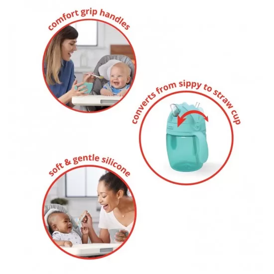Set de hranire Easy-Feed (sticla cu pai, 2 lingurite si 2 boluri ergonomice) Skip Hop Set de hranire Easy-Feed (sticla cu pai, 2 lingurite si 2 boluri ergonomice) Skip Hop